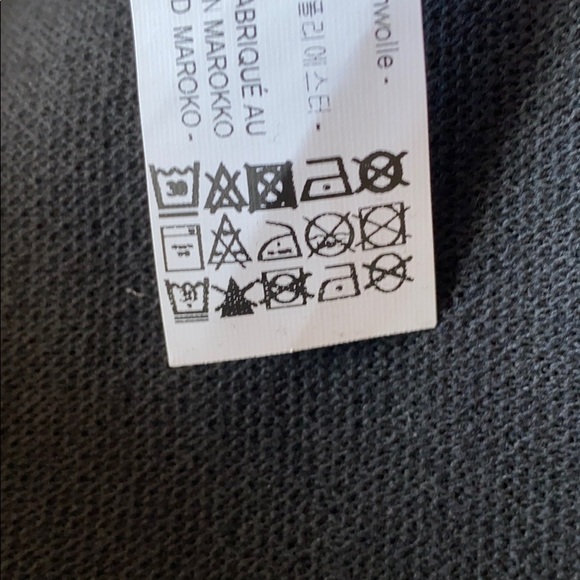 NWT. Zara Black Mini Textured Weave Dress. Size L. - Picture 5 of 6